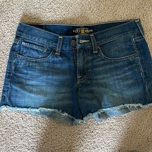 Lucky jean shorts